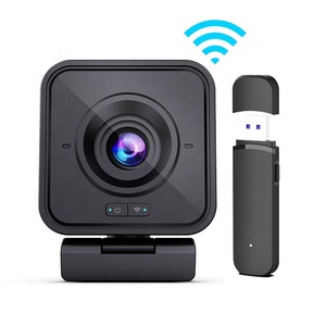 Webcam sans fil 1080P HD pour appels vidéo et caméra avec micros intégrés, webcam 1080p pour ordinateur MW832T, webcam sans fil MW832T - Product Image 1