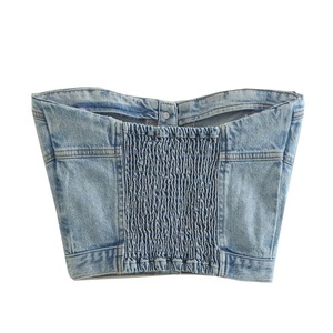 Gilet en jean taille mince sexy pour femmes - Product Image 5