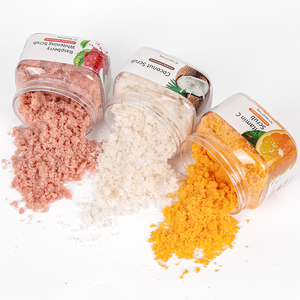 Shea Sugar Private Label การขัดผิว,สครับขัดผิวเพื่อผิวขาวอินทรีย์ผลไม้มังสวิรัติเชอร์เบทสำหรับผู้จำหน่ายผลิตภัณฑ์ดูแลผิว - Product Image 4