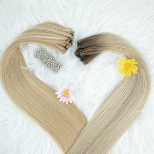 Leshine 100% vô hình tóc con người <span class=keywords><strong>m</strong></span>ở rộng tự nhiên thẳng thiên tài sợi ngang dày kết thúc phẳng thiên tài sợi ngang - Product Image 5