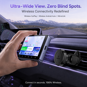 Wireless Android Auto Carplay Qualcomm 6125 Chip Android 13 <b>Adapter</b> Carplay AI Box With Screen - Product Image 3