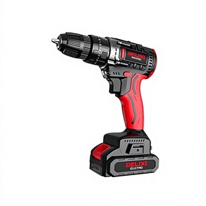 Drill Rechargeable Lithium Electric Screwdriver <b>Multifunctional</b> Pistol Impact Drill Household Tool Box Set - Product Image 2
