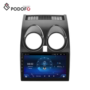 Podofo-Radio estéreo para Nissan Qashqai J10, 2 + 32G, Android 10,0, 9 ", navegación GPS, pantalla USB/Carplay Link/BT/FM