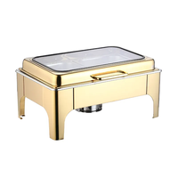 Haut de table pour mariage chauffe-plats en acier inoxydable pour buffet chauffe-plats en acier inoxydable