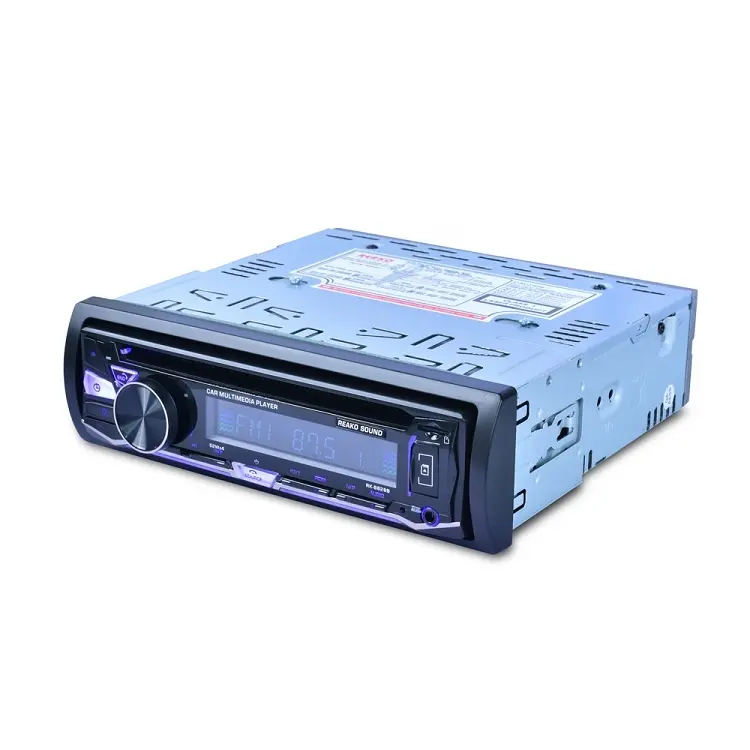 אחת דין במקף אלקטרוני אנטי הלם CD DVD FM / AM / RDS רדיו סטריאו AUX SD כרטיס חריץ רכב MP3 MP5 Mulltimedia נגן