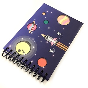 Álbum de Fotos Personalizado y Duradero con Cubierta de Papel y Cartón Gris, Encuadernación de Doble Alambre para Apertura Plana de 180 Grados, Papel Blanco de 300g, PVC - Product Image 3
