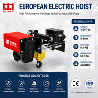 Palans à câble électriques de style européen de haute qualité, conformes aux normes CE ISO, à faible hauteur de levage, 3T 5T 7T 10T 15T 20T, personnalisables