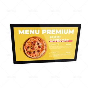 Menu digitale elettronico da tavolo da 21.5 pollici con scheda del Menu del tè del latte del ristorante a forma di L - Product Image 2