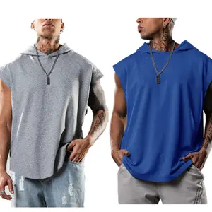 Camiseta deportiva de algodón para hombre, ropa de gimnasio de alta calidad, fabricante al por mayor