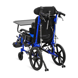 कंकाल 691 विकलांग बुजुर्ग बैकरेस्ट एडजस्टेबल मैनुअल व्हीलचेयर भोजन ट्रे के साथ - Product Image 4