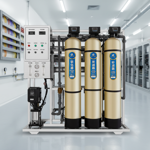Filtro de Agua Industrial de 500 LPH, Sistema de Purificación de 5 Etapas, Equipo de Purificación con Estaciones de Recarga de 1 Año, Bomba de 220V/110V/380V, PLC, Alto Rendimiento - Product Image 1