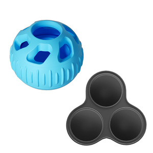 Venta caliente lamiendo bola perro masticar juguete silicona <span class=keywords><strong>comida</strong></span> perro golosinas dispensador fácil limpieza perro rompecabezas juguete con molde <span class=keywords><strong>de</strong></span> congelación - Product Image 2