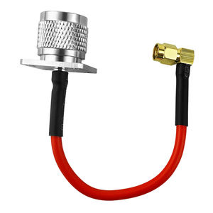 Cable Coaxial RG141RF Semiflexible RG402, Cables de Comunicación con Conector N Macho en Ángulo Recto de 90 Grados, 50 ohmios - Product Image 1