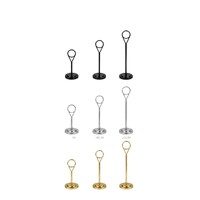 Porte-cartes en acier inoxydable, support de numéro de table pour mariage, restaurant, banquet, événements - Porte-cartes de visite et porte-menu/porte-assiette