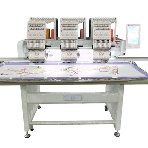 Shangchen 3 Head Computerized Embroidery Machine 500x800mm Automatic For Clothing Hat Flat Embroidery - Product Image 3
