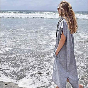 Serviette à langer à sec d'origine avec poche à capuche Serviette de plage Turc Serviette de bain <span class=keywords><strong>Poncho</strong></span> à langer <span class=keywords><strong>Surf</strong></span> <span class=keywords><strong>Poncho</strong></span> avec capuche - Product Image 3