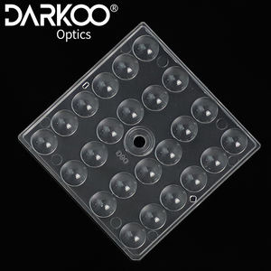플라스틱 PMMA PC 물자 프레넬 렌즈 50X50 24 다이오드 Led 램프를 위한 20 도 Led Len Smd 3030 5050 렌즈 - Product Image 5