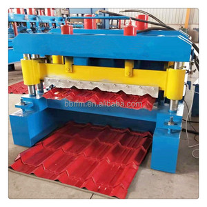 Glazed Roof <strong>Tile</strong> Sheet Making <strong>Machine</strong> Press <strong>Step</strong> Glazed <strong>Tile</strong> <strong>Roll</strong> Former Line - Product Image 2