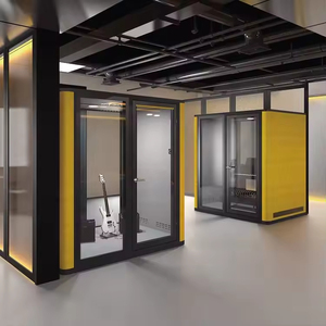 Cabina Telefónica Acústica de Acero Portátil y Fácil de Instalar para Estudios de Grabación Educativos, Oficinas Modernas y Edificios de Oficinas - Product Image 4