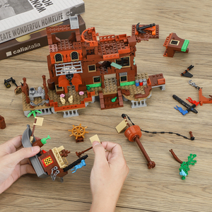 Ensemble <span class=keywords><strong>de</strong></span> blocs <span class=keywords><strong>de</strong></span> construction Centre d'approvisionnement <span class=keywords><strong>de</strong></span> quai, modèle <span class=keywords><strong>de</strong></span> quai en briques, jouet éducatif pour enfants, vente chaude - Product Image 4