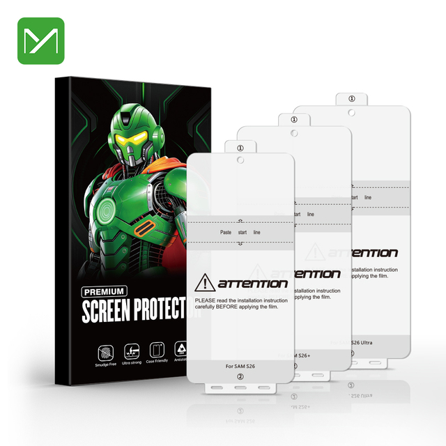 Factory Wholesale 3D Radian Ultra Thin TPU EPU Soft Screen Protector for for S22-S26 Ultra Plus Edge