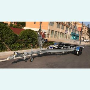 <span class=keywords><strong>Remorque</strong></span> de <span class=keywords><strong>bateau</strong></span> en aluminium avec essieux tandem de 27 pieds (8,2 m), lits superposés en bois, frein hydraulique, VIN CE DOT pour le transport et le déplacement de bateaux - Product Image 4