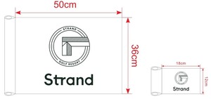 Banderas de Golf Personalizadas para Torneos Deportivos, Banderas de Mini Golf Impresas con Asta, Económicas - Product Image 3