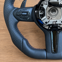 Volant de voiture en cuir M Sport personnalisé pour BMW F30 F10 F20 F32 F36 F22 F80 M3 M4 M5 E90 E92 E70 X5 X6