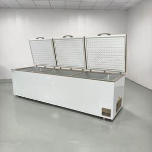 Réfrigérateur, congélateur, réfrigérateur horizontal commercial, réfrigérateur et congélateur à grande capacité avec compartiment supérieur - Product Image 1