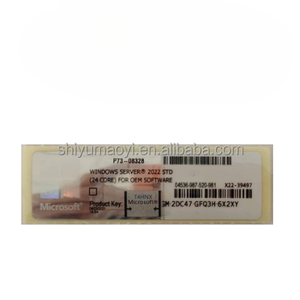 Etiqueta de <span class=keywords><strong>Licencia</strong></span> de <span class=keywords><strong>Windows</strong></span> <span class=keywords><strong>Server</strong></span> <span class=keywords><strong>2022</strong></span> Standard Global, Activación 100% Online, Envío Rápido por DHL - Product Image 2