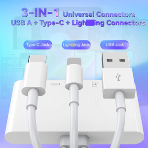Nhà máy chất lượng cao loại C USB-C HUB Adapter hỗ trợ TF SD Đầu đọc thẻ USB Hub cho máy tính xách tay - Product Image 3