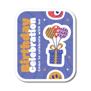 Adesivi <span class=keywords><strong>di</strong></span> <span class=keywords><strong>Buon</strong></span> <span class=keywords><strong>Compleanno</strong></span> <span class=keywords><strong>Animati</strong></span> con <span class=keywords><strong>Auguri</strong></span> Personalizzati e Design Fotografico Estetico per Adulti - Product Image 4