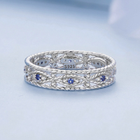 Bague oeil du diable style rétro pour hommes et femmes mode s925 argent bague porte-bonheur bijoux