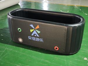 Baignoire à glace compacte en tissu à double paroi ronde ou carrée, blanche ou noire, <span class=keywords><strong>prix</strong></span> d'usine, pour la relaxation intérieure ou extérieure - Product Image 4