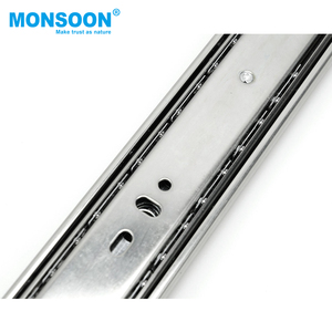 Thép Không Gỉ Chất Lượng Tốt Ball Bearing Trượt Ngăn Kéo Runner Telescopic Kênh Ngăn Kéo Trượt Đường Sắt - Product Image 3