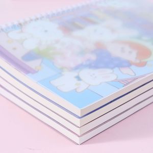 Sanrio A5 Coil Notebook ragazza di alta bellezza Notebook <span class=keywords><strong>cuore</strong></span> per studenti carino taccuino ispessito regalo cartone animato imballaggio personalizzato rubrica - Product Image 5