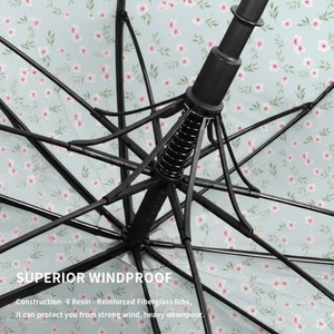 Printed Large Golf Umbrella-automatic Open 120cm Double <b>Canopy</b> Windproof Waterproof Vented Design American Style 8ribs for Men - Product Image 5