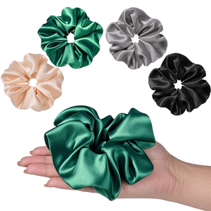 Coleteros de Pelo Elásticos de Seda 100% con Rayas, de Gran Tamaño, Certificados Oeko-Tex, <span class=keywords><strong>para</strong></span> Cabello Grueso y Rizado, Ecológicos - Product Image 1