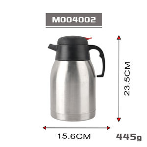 Cafetière Durable en Acier Inoxydable Grande Capacité - Carafe Thermique Isotherme pour Maison, Bureau, Café et Réunions de Famille - Product Image 5