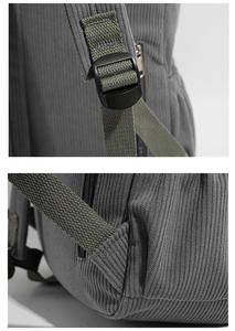 Sacs à dos élégants en velours côtelé de style coréen pour femmes, avec logo coloré, sur mesure, mignons et de qualité supérieure - Product Image 6