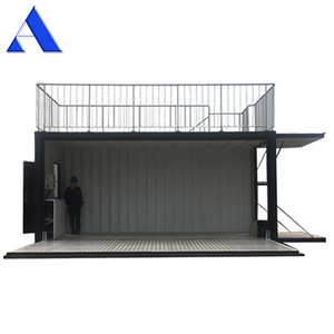 Điện xi lanh thủy lực Fly Drop Side ngoài trời thanh gian hàng 20ft vận chuyển container cà phê cửa hàng đúc sẵn - Product Image 5