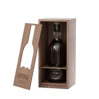 Caja de regalo acrílica ecológica transfronteriza personalizada, 3D pegatina con logotipo, revestimiento UV, whisky, vino, caja de madera, diseño extraíble, fabricante