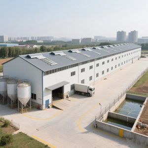 Casa di pollo prefabbricata della struttura d'acciaio di progettazione moderna per le aziende agricole installazione rapida - Product Image 1