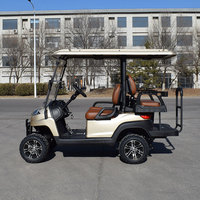 Voiturettes de golf électriques personnalisées en usine Moteur quatre places 48 volts Club Golf Car Buggy