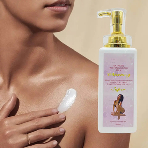 Loción corporal blanqueadora de marca privada, Crema corporal hidratante profunda de piel más radiante, superbrillante, 500ml - Product Image 2