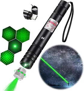 Con trỏ laser công suất cao tầm xa màu xanh lá cây nisoul con trỏ laser jd-301 laserpointer brennen Deutsch pointeur Puntero