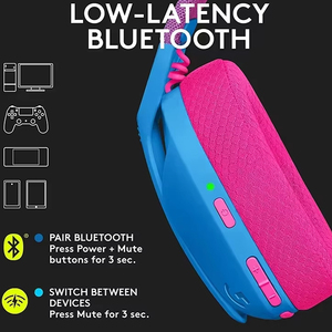 Logitech G435 Bluetooth Wireless <b>Gaming</b> Headset 7.1 Surround Sound Compatible <b>Gaming</b> and Music Built-in Microphone Headphones - Product Image 2