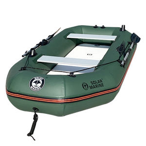 Solarmarine Bateau Ventre Flottant <span class=keywords><strong>Gonflable</strong></span> en PVC pour la Pêche en Rivière, Kayak, Dinghy, Ponton, Canoë avec <span class=keywords><strong>Moteur</strong></span> Hors-Bord Optionnel - Product Image 1