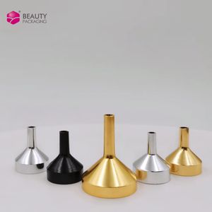 Funil de metal de alumínio preto para recarga de perfume em estoque por atacado ouro prata - Product Image 3