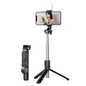 Selfie Stick Mobile Phone Stand Live Broadcast Tripod Integrated Folding Telescopic Portable Selfie Device